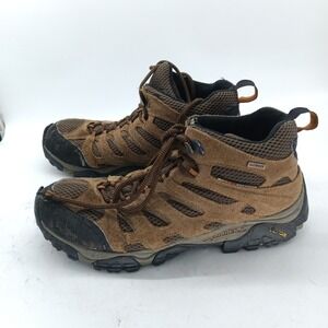 Merrell Moab Mid WTPF Earth Brown Waterproof Hiking Boots Mens 11.5 J88623 s1